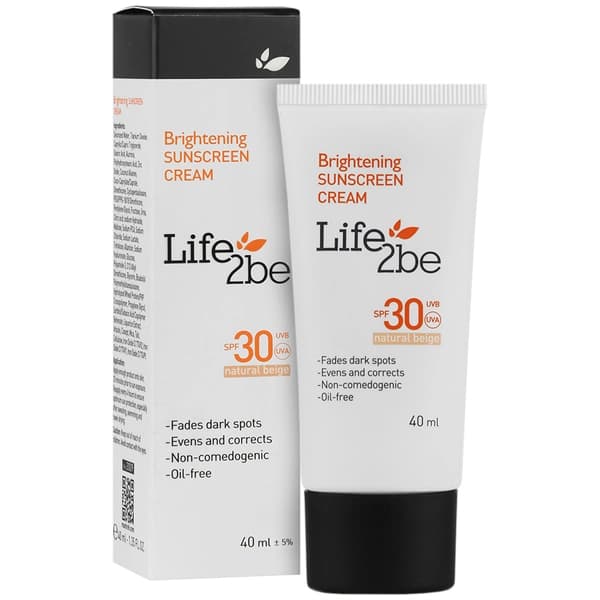 کرم ضدآفتاب و روشن کننده SPF30 لایف توبی