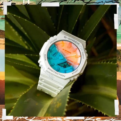 ساعت مردانه کاسیو (Casio) اصل|مدل GA-2100TL-7ADR — تصویر ۵