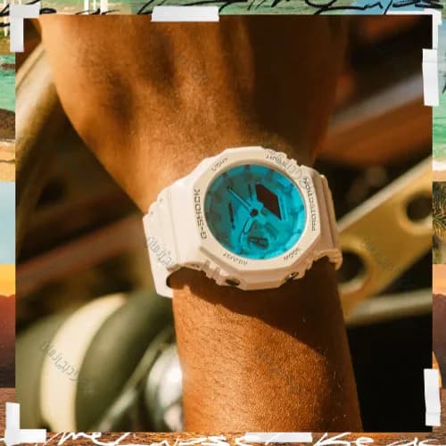 ساعت مردانه کاسیو (Casio) اصل|مدل GA-2100TL-7ADR — تصویر ۴