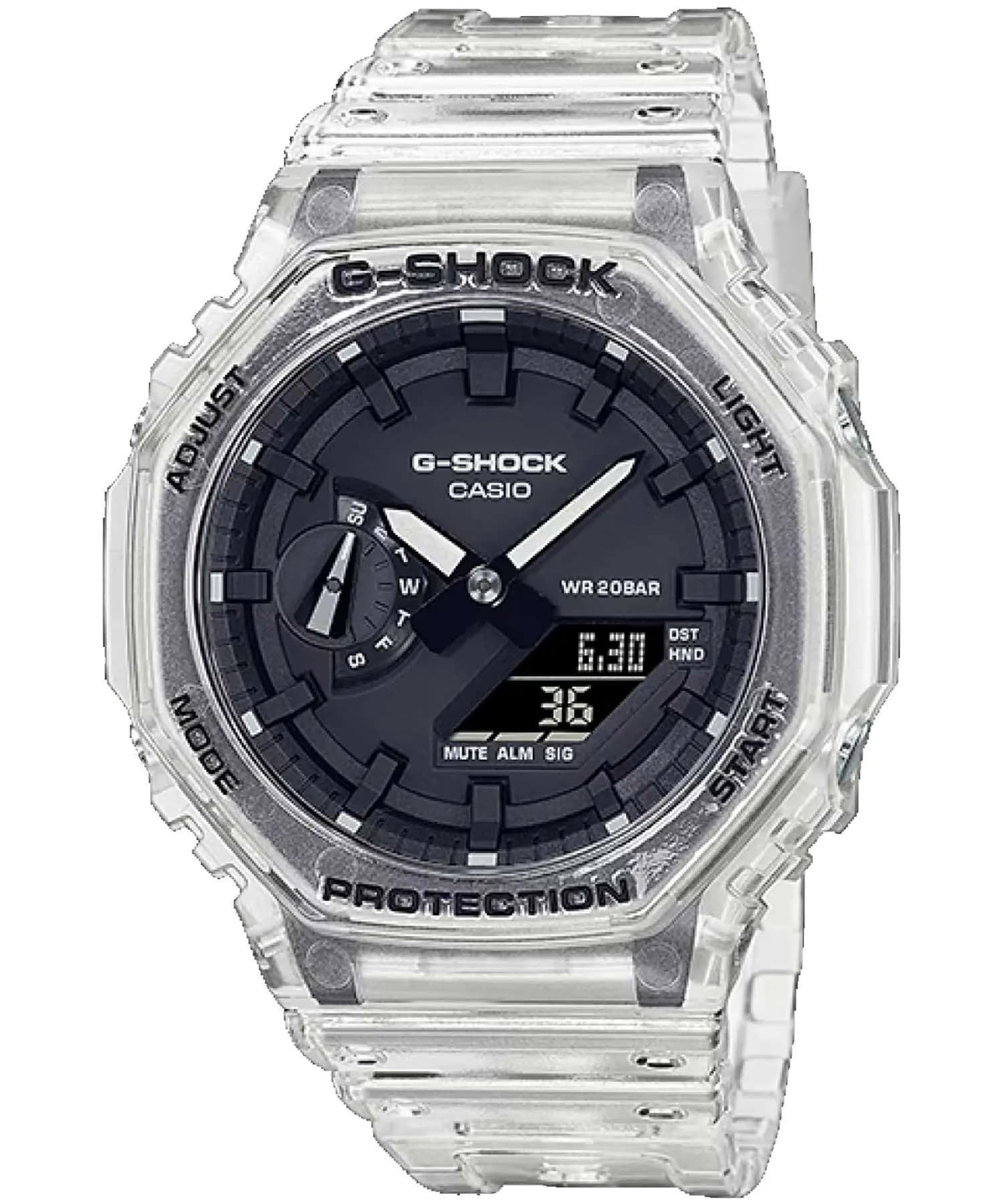 ساعت مردانه کاسیو (Casio) اصل|مدل GA-2100SKE-7ADR — تصویر ۸