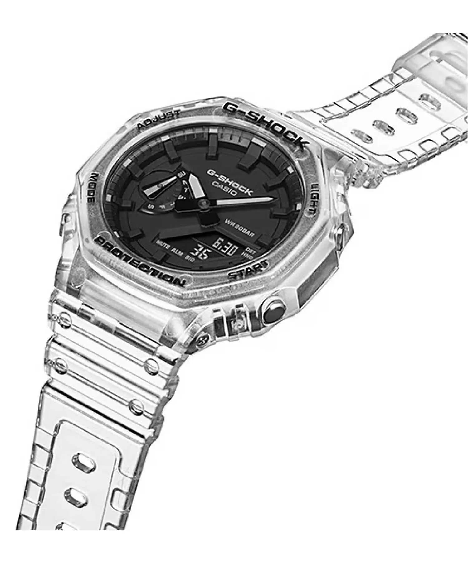 ساعت مردانه کاسیو (Casio) اصل|مدل GA-2100SKE-7ADR — تصویر ۹