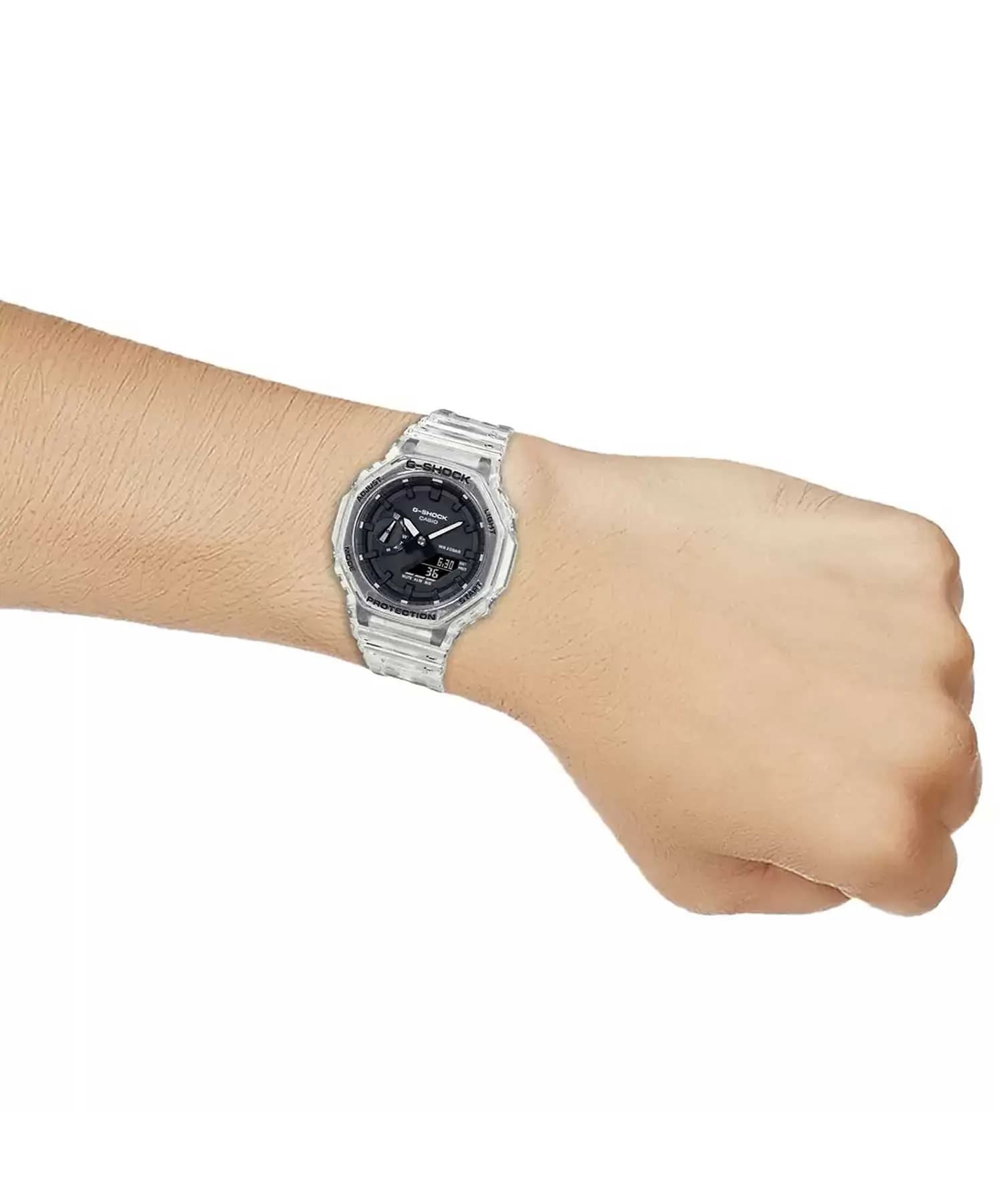ساعت مردانه کاسیو (Casio) اصل|مدل GA-2100SKE-7ADR — تصویر ۱۱