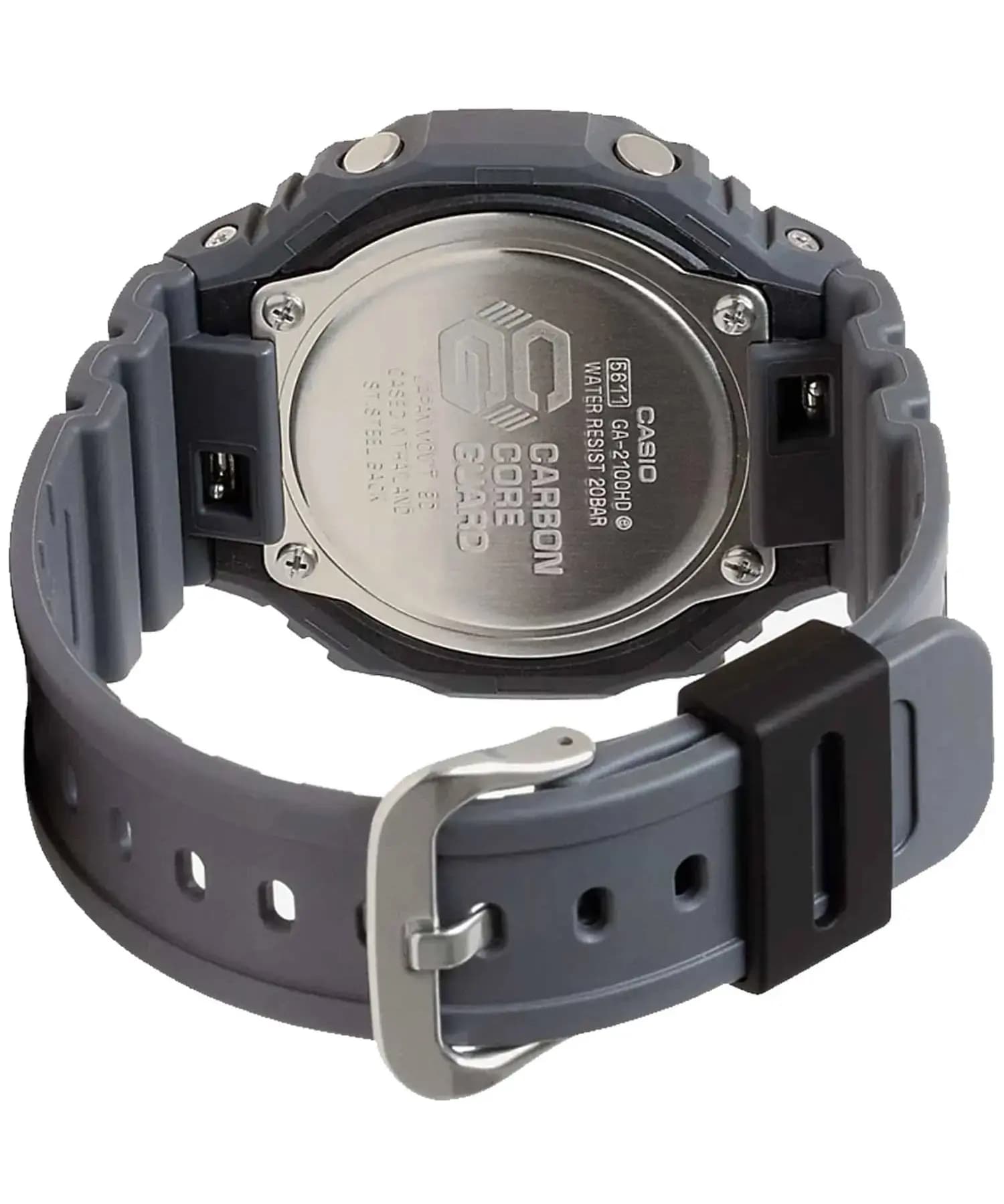 ساعت مردانه کاسیو (Casio) اصل|مدل GA-2100HD-8ADR — تصویر ۸