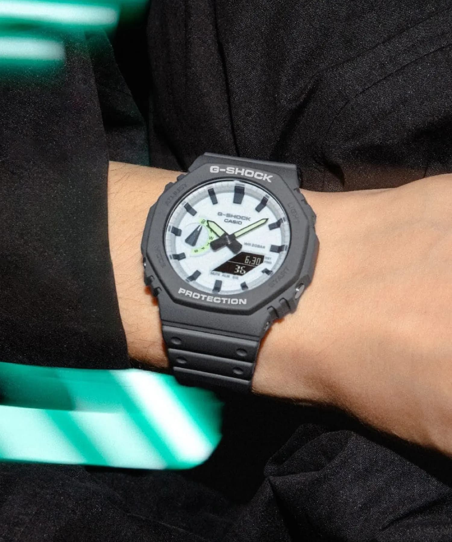 ساعت مردانه کاسیو (Casio) اصل|مدل GA-2100HD-8ADR — تصویر ۹