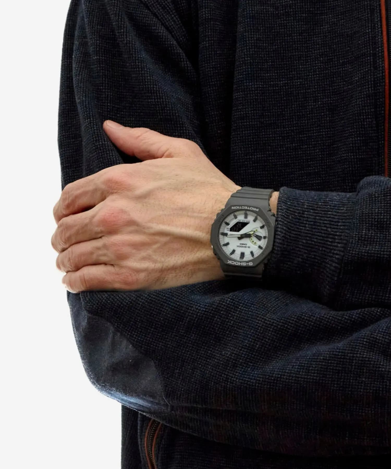 ساعت مردانه کاسیو (Casio) اصل|مدل GA-2100HD-8ADR — تصویر ۱۰