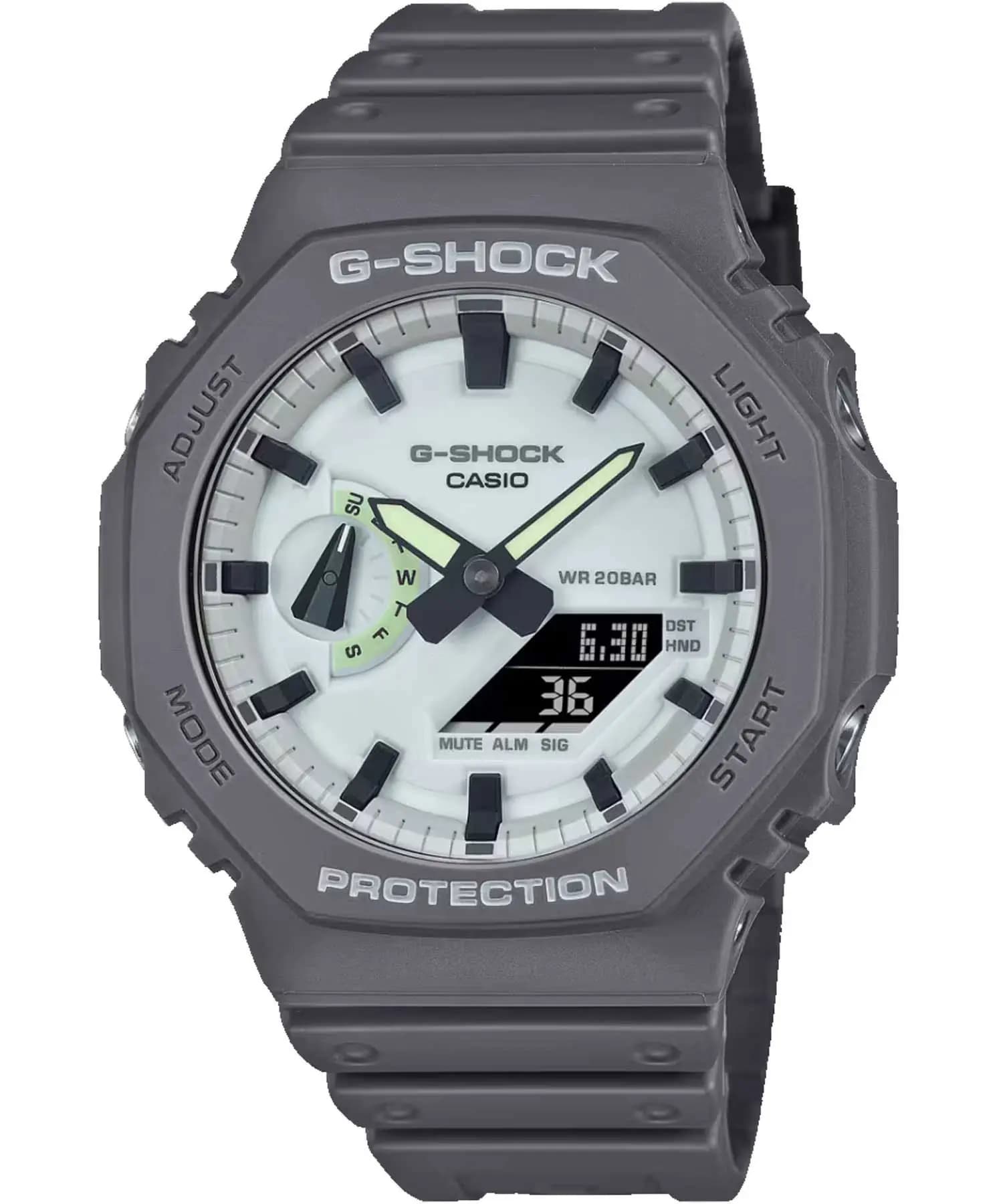 ساعت مردانه کاسیو (Casio) اصل|مدل GA-2100HD-8ADR — تصویر ۶