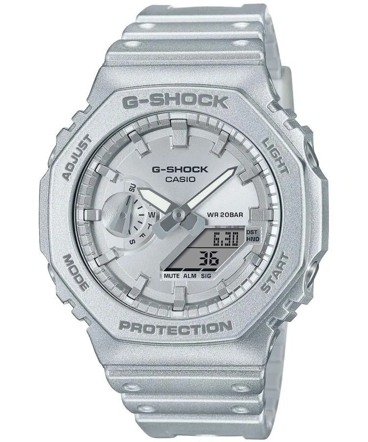 ساعت مردانه کاسیو (Casio) اصل|مدل GA-2100FF-8ADR — تصویر ۶