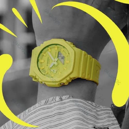 ساعت مردانه کاسیو (Casio) اصل|مدل GA-2100-9A9DR — تصویر ۴