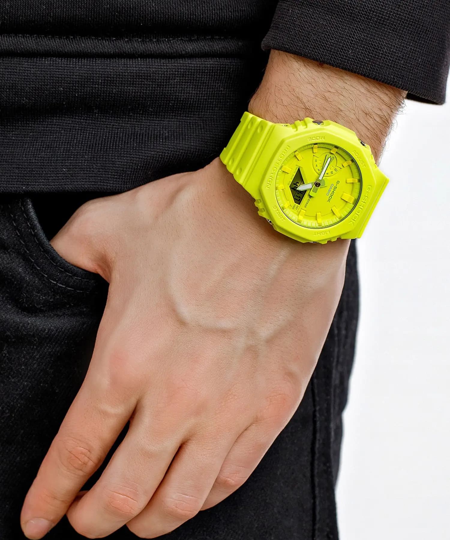ساعت مردانه کاسیو (Casio) اصل|مدل GA-2100-9A9DR — تصویر ۱۰