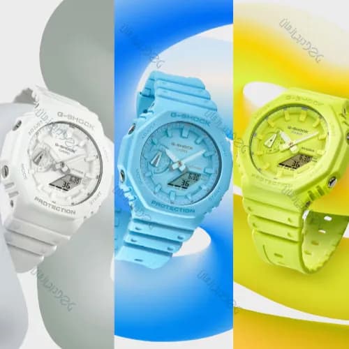ساعت مردانه کاسیو (Casio) اصل|مدل GA-2100-2A2DR — تصویر ۵