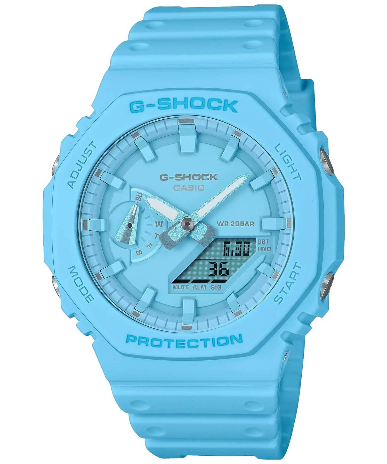 ساعت مردانه کاسیو (Casio) اصل|مدل GA-2100-2A2DR — تصویر ۹