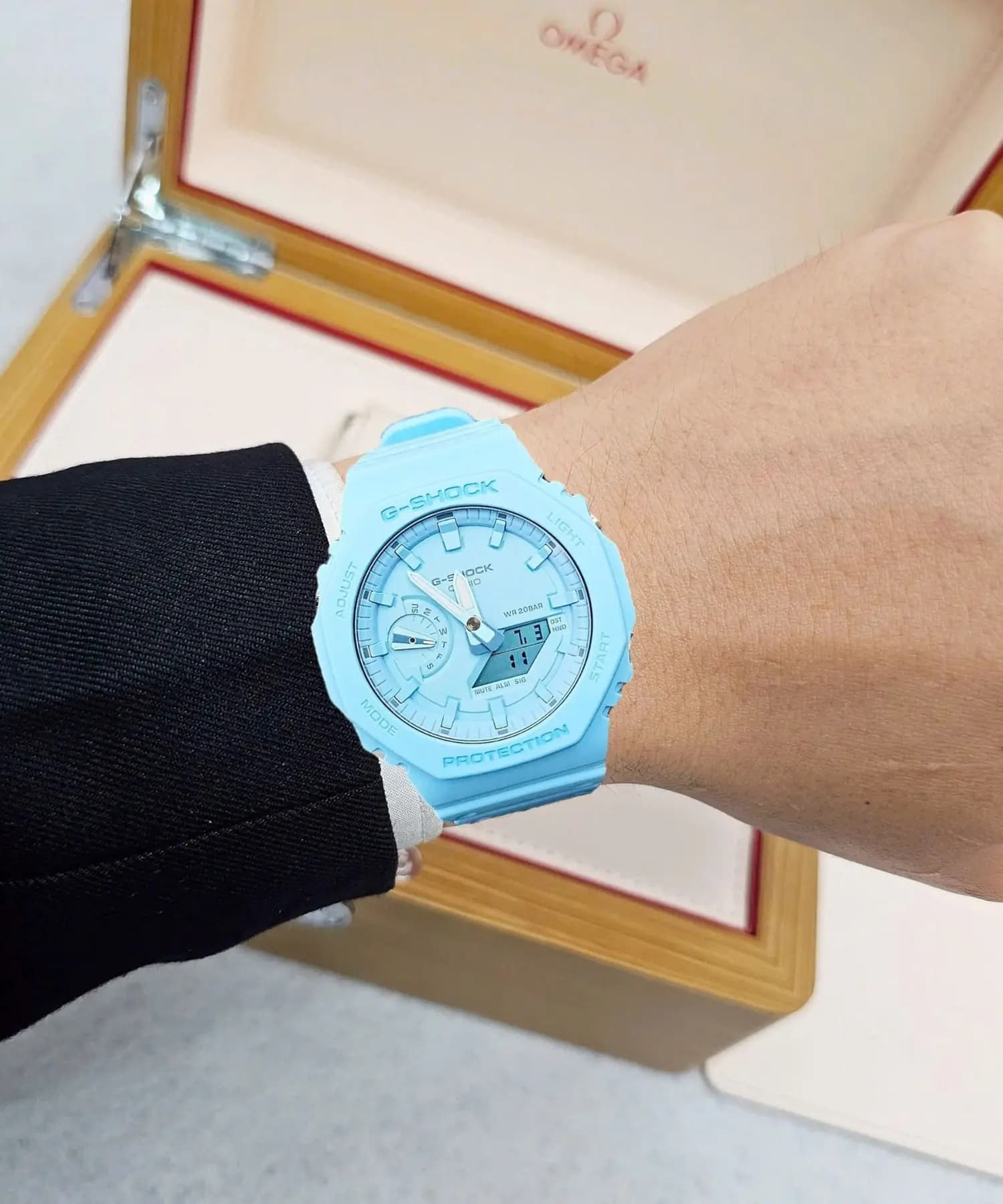 ساعت مردانه کاسیو (Casio) اصل|مدل GA-2100-2A2DR — تصویر ۱۲