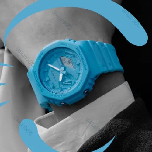 ساعت مردانه کاسیو (Casio) اصل|مدل GA-2100-2A2DR — تصویر ۴