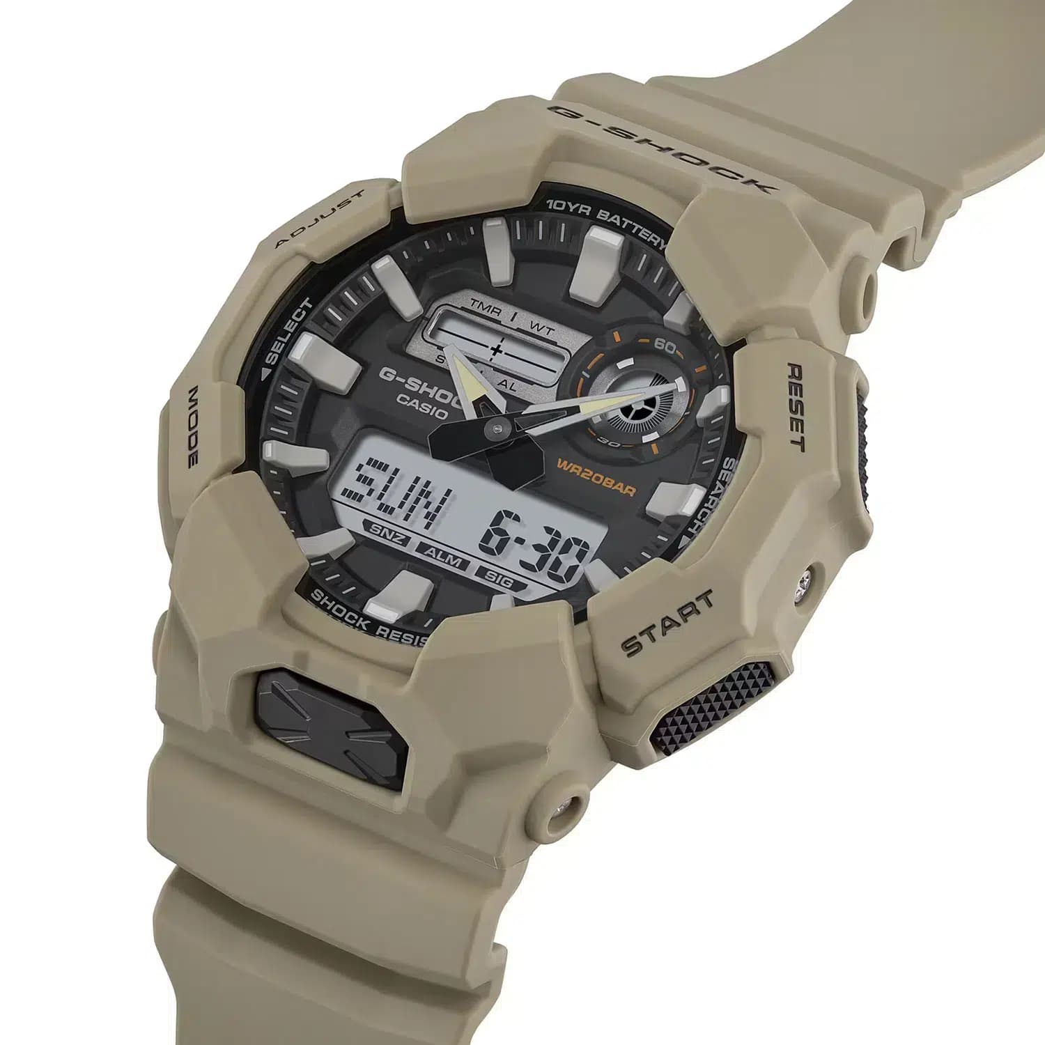 ساعت مردانه کاسیو (Casio) اصل|مدل GA-010-5ADR — تصویر ۷