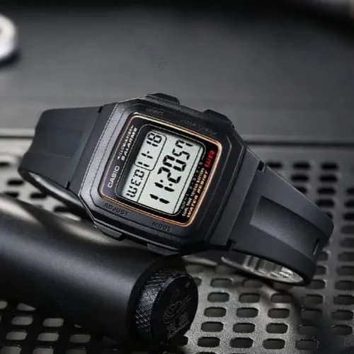 ساعت مردانه کاسیو (Casio) اصل|مدل F-201WA-9ADF — تصویر ۵