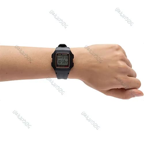 ساعت مردانه کاسیو (Casio) اصل|مدل F-201WA-9ADF — تصویر ۴
