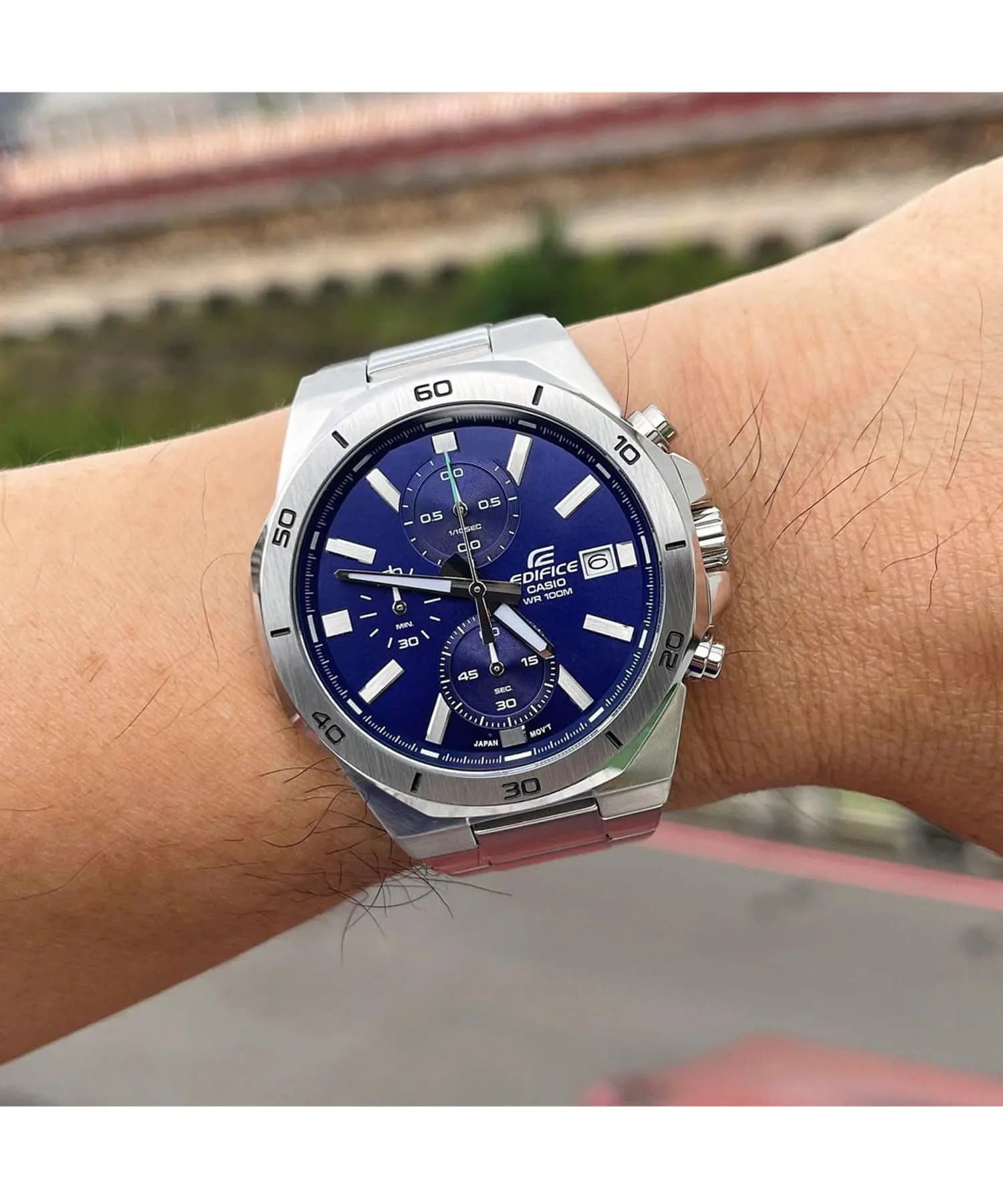 ساعت مردانه کاسیو (Casio) اصل|مدل EFV-640D-2AVUDF — تصویر ۹