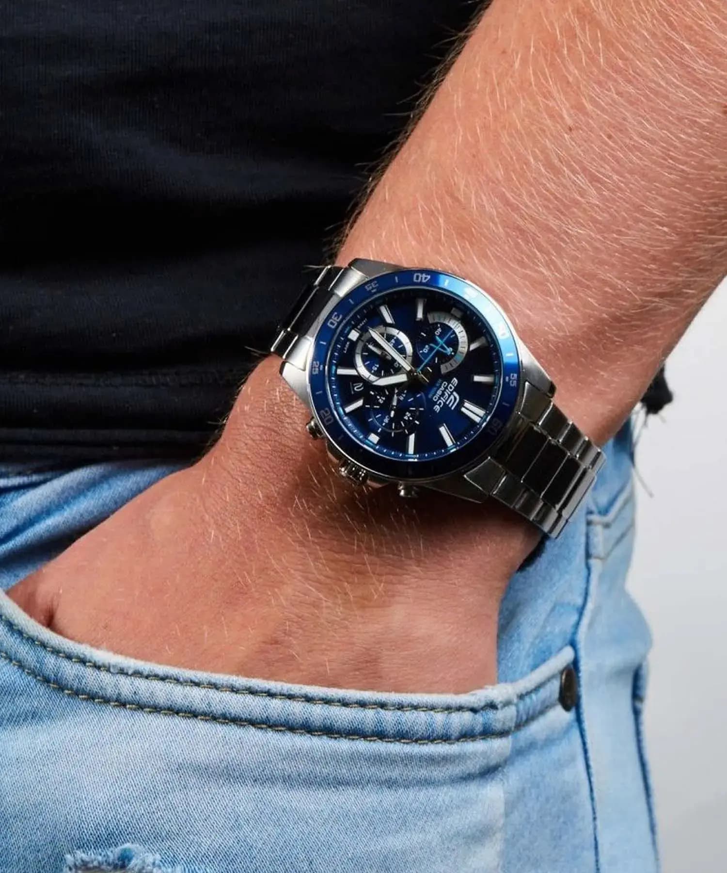 ساعت مردانه کاسیو (Casio) اصل|مدل EFV-570D-2AVUDF — تصویر ۱۲