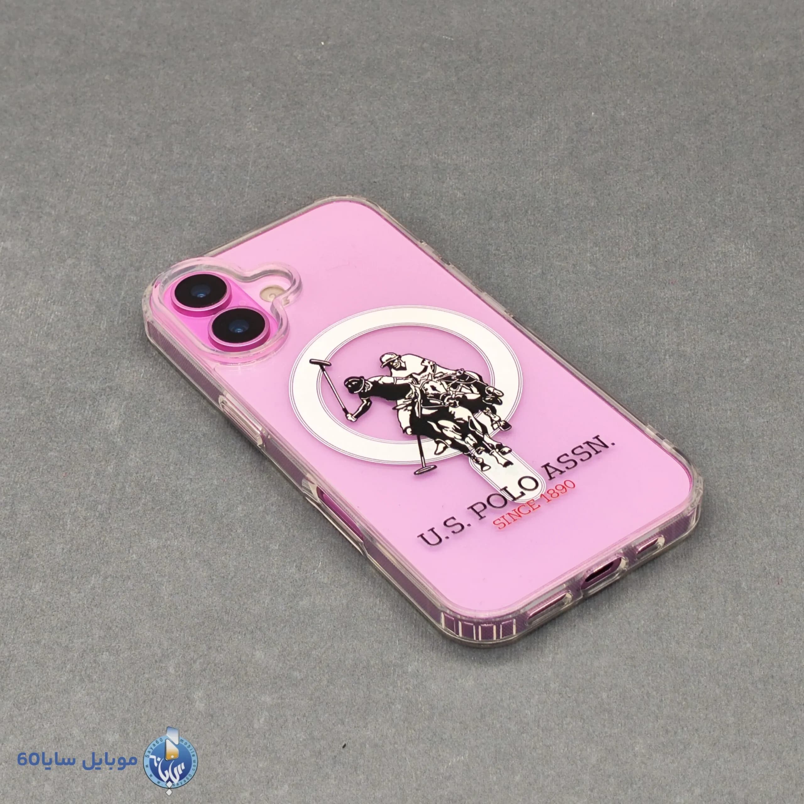 قاب موبایل iphone 16 مدل polo شفاف مگسیف 001 — تصویر ۲