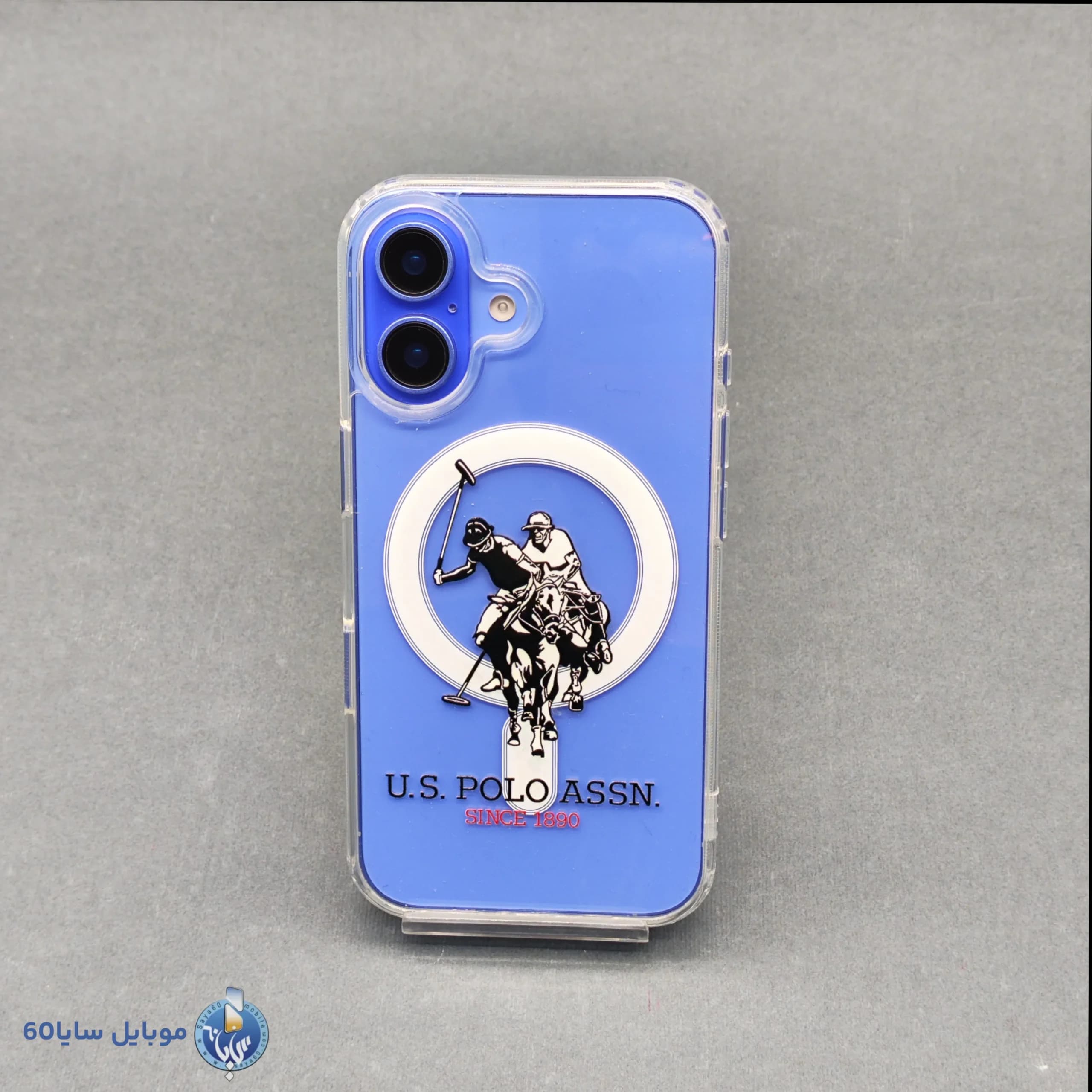 قاب موبایل iphone 16 مدل polo شفاف مگسیف 001
