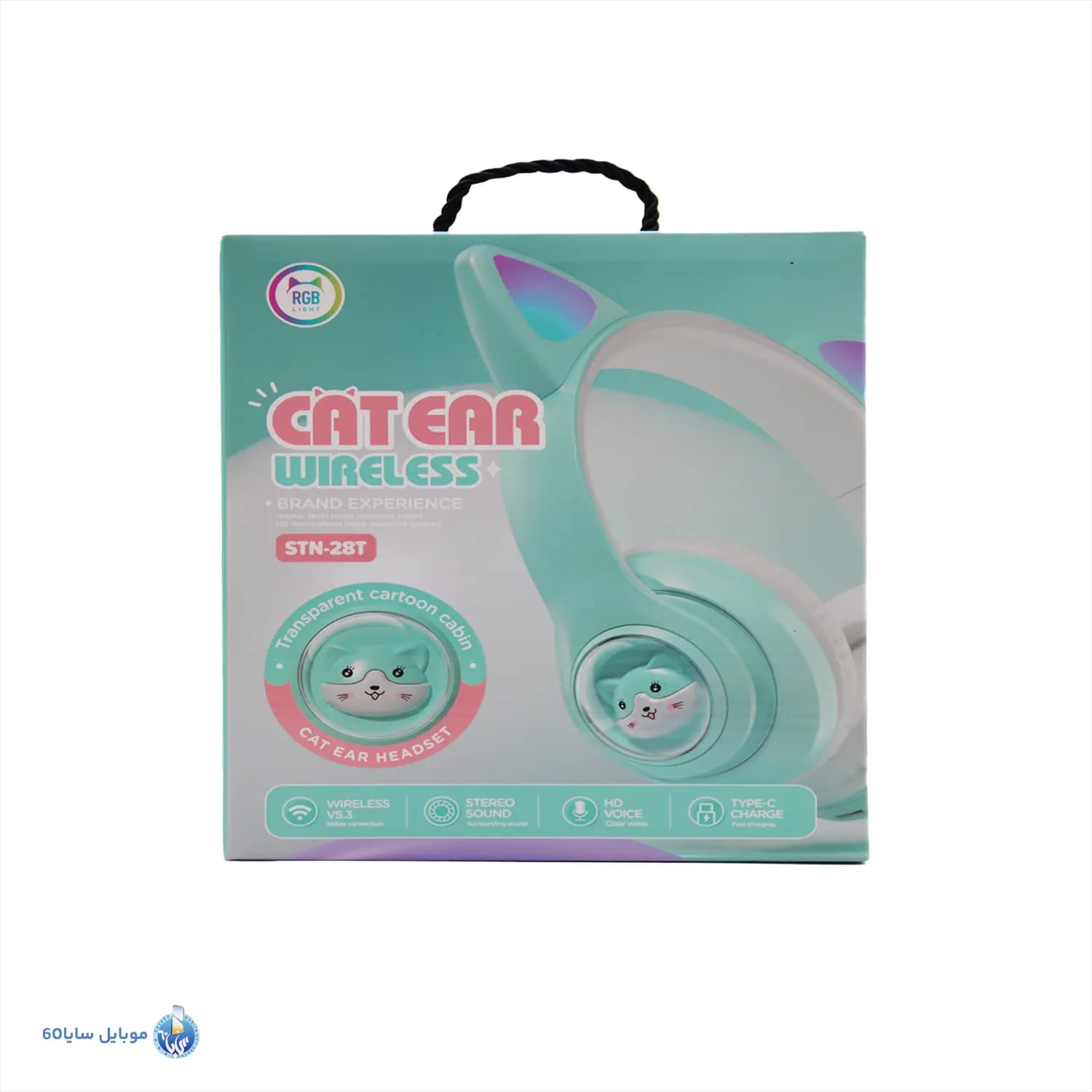 هدفون عروسکی گربه ای CAT EARمدل STN_28T — تصویر ۵