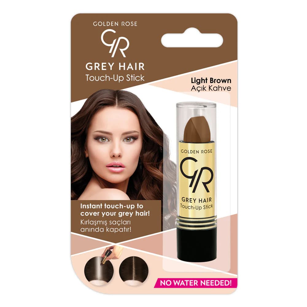 استیک پوشاننده موهای سفید گلدن رز کد 06 Light Brown