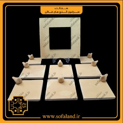 ست هفت سین خشتی پرنده دار سفالند