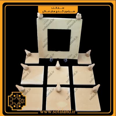 ست هفت سین خشتی پرنده دار سفالند — تصویر ۲