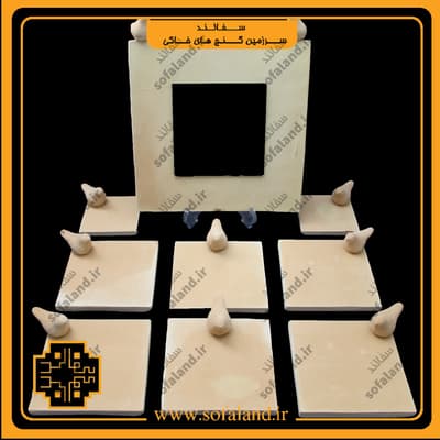 ست هفت سین خشتی پرنده دار سفالند — تصویر ۳