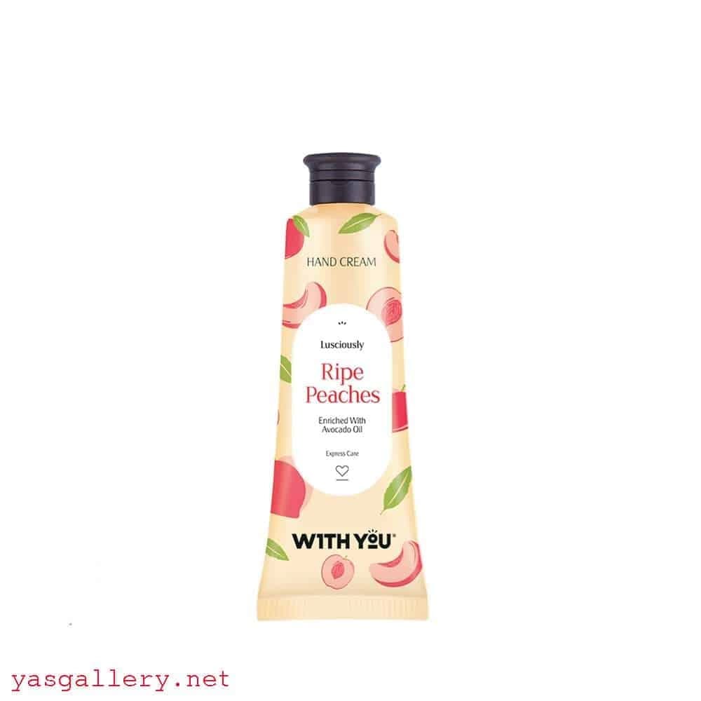 کرم دست ویت یو با عصاره هلو WITH YOU PEACHES