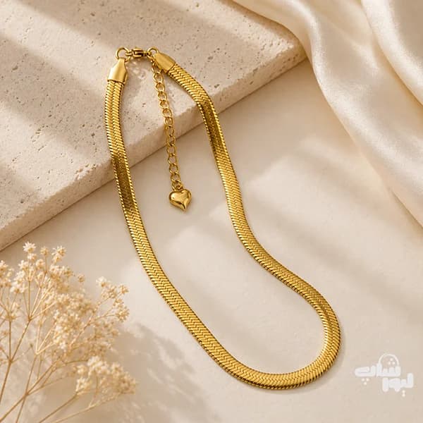 گردنبند ماری با آویز قلب کد 790