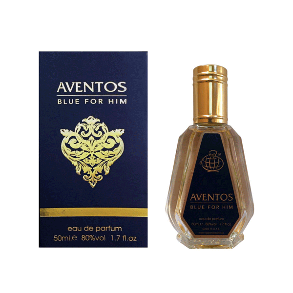 ادکلن 50 میل اونتوس بلو فور هیم فرگرانس ورد Aventos Blue for Him Fragrance World