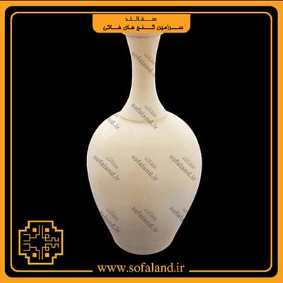 گلدان گلو بلند ساده سفالند