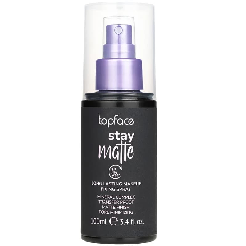 اسپری تثبیت کننده آرایش صورت تاپ‌ فیس مدل MATTE حجم 100 میلی لیتر