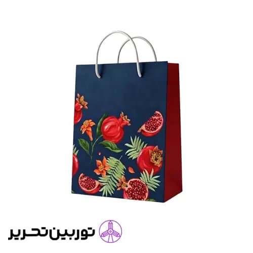 ساک هدیه گلاسه بزرگ برند میم VG6 – طرح 2