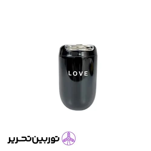 تراول ماگ مینی لاو (LOVE) ۳۰۰ میلی لیتر – رنگ مشکی