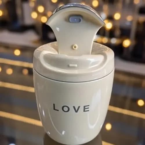 تراول ماگ مینی لاو (LOVE) ۳۰۰ میلی لیتر – رنگ طوسی — تصویر ۴