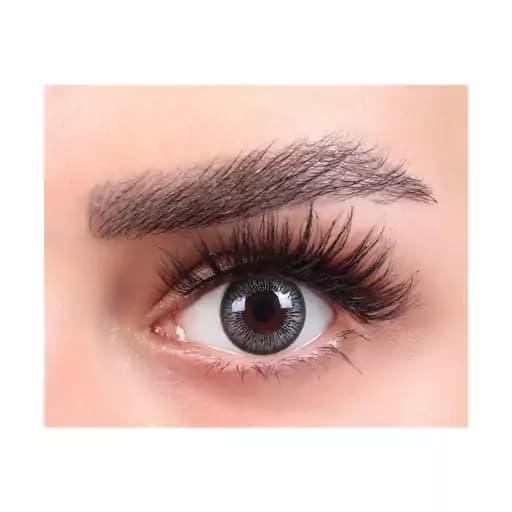 لنز چشم بیوتی شماره 3کد رنگHV210 رنگ خاکستری تیره رگه دار — تصویر ۳