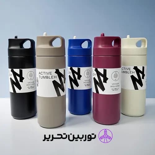 تراول ماگ نی دار اکتیو (Active Tumbleh) – رنگ خاکی — تصویر ۲