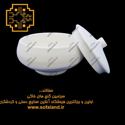 قندان چرخی کوچک سرامیکی سفالند — تصویر ۲