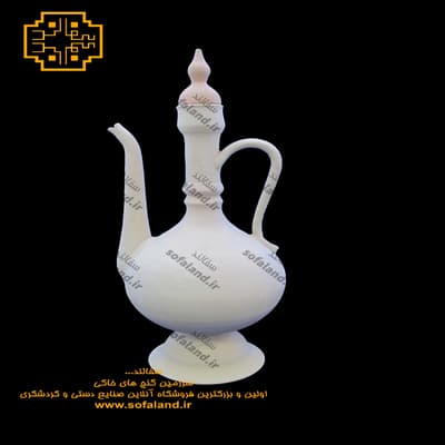 گلابدان تک پایه سلطنتی سفالی