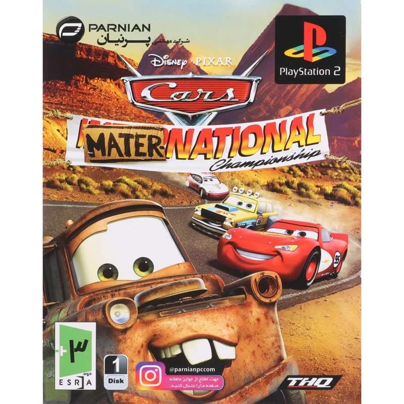 بازی Cars Mater-Nasional Championship پرنیان مناسب برای PS2 — تصویر ۳