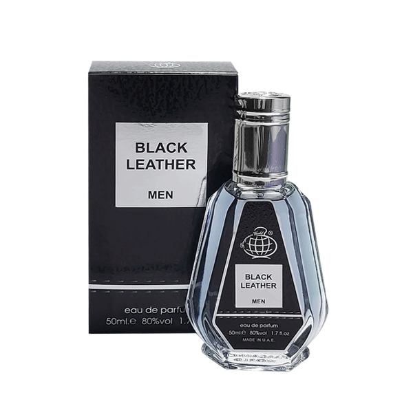 ادکلن 50 میل بلک لدر فرگرانس ورد Black Leather Fragrance World (اونتوس)