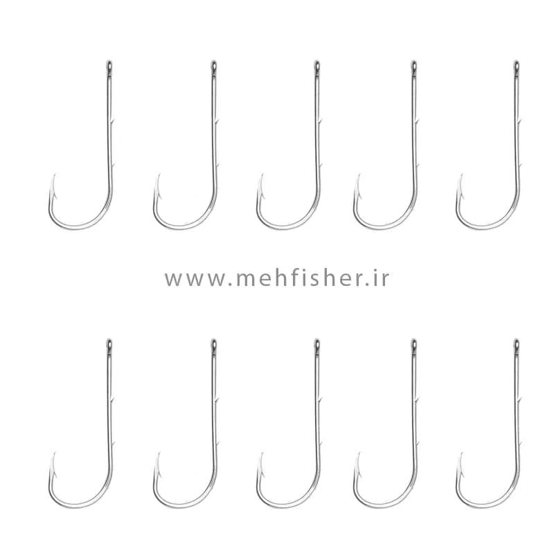 بسته ده عددی قلاب ماهیگیری موستاد سایز 10 – Mustad 92247