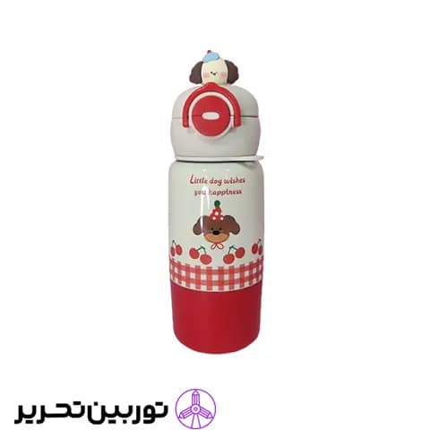 تراول ماگ مجسمه دار -طرح سگ 460 میل – رنگ قرمز