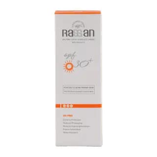 کرم ضد آفتاب فاقد چربی SPF50 پوست چرب راسن 40 میلی لیتر — تصویر ۵
