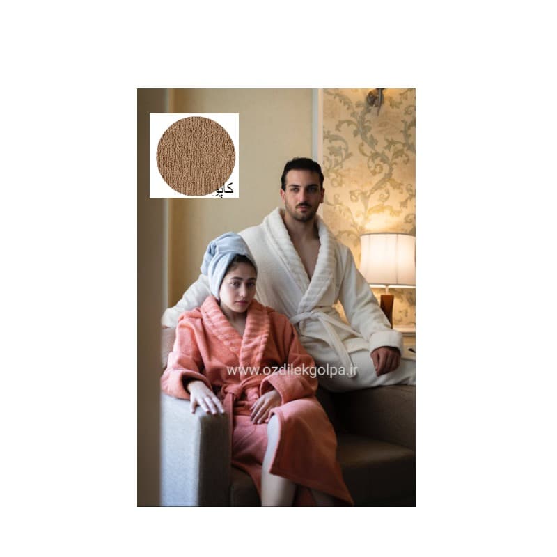 حوله پالتویی برند نارین ساپ NarinSap مدل میرای رنگ کاپو سایز M _ L