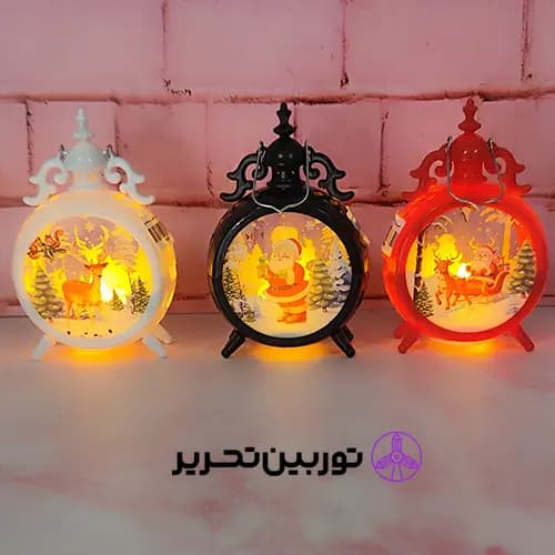 فانوس چراغدار ساعتی کریسمسی — تصویر ۵