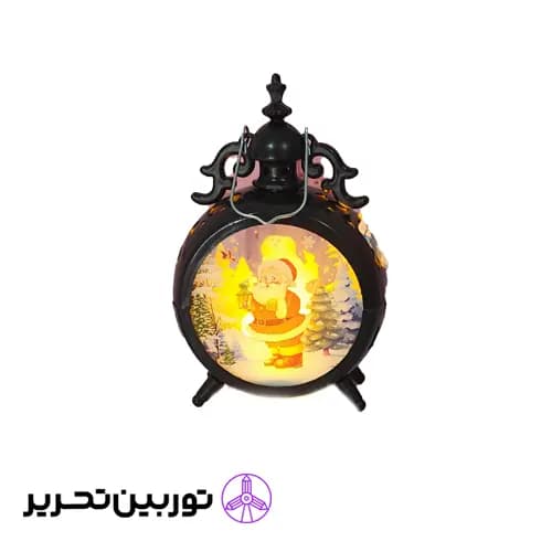 فانوس چراغدار ساعتی کریسمسی — تصویر ۴