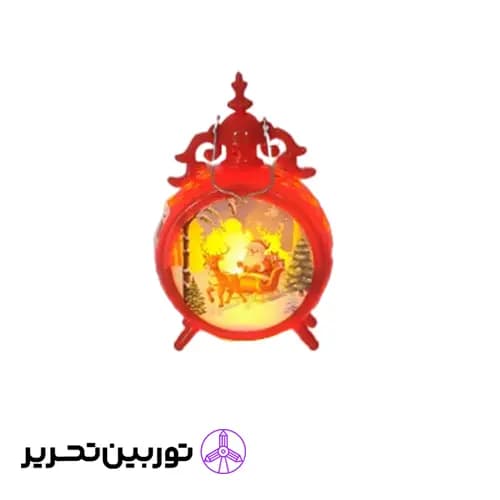 فانوس چراغدار ساعتی کریسمسی — تصویر ۳